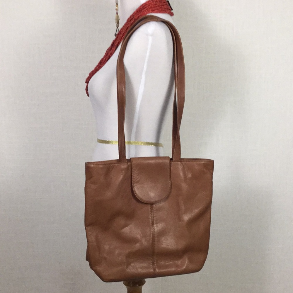 J. Jill genuine leather tote - carry everything!
